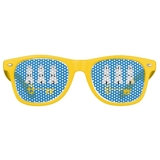 Flag of Havana, Cuba Retro Sunglasses (Front)