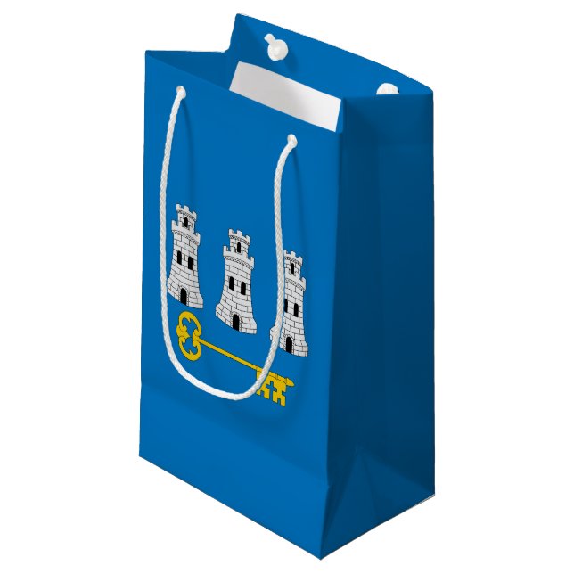 Flag of Havana, Cuba Small Gift Bag (Front Angled)