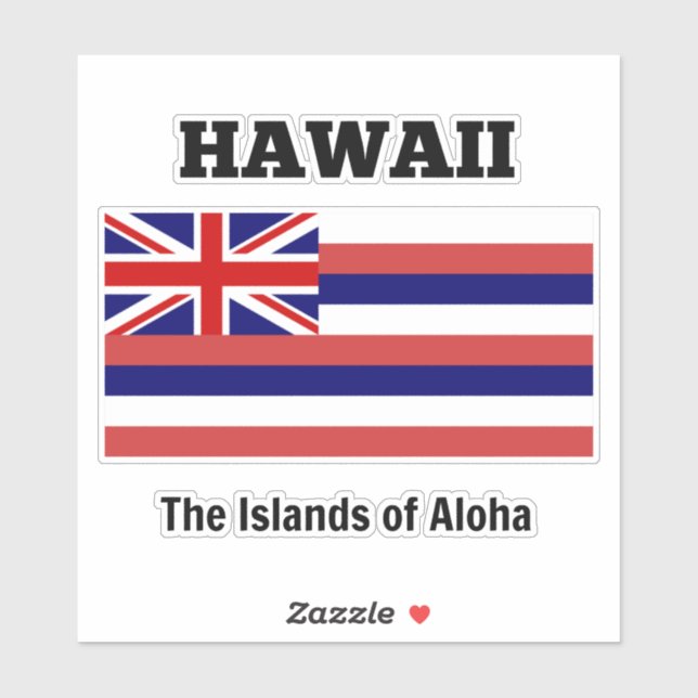 Flag of Hawaii Sticker (Sheet)