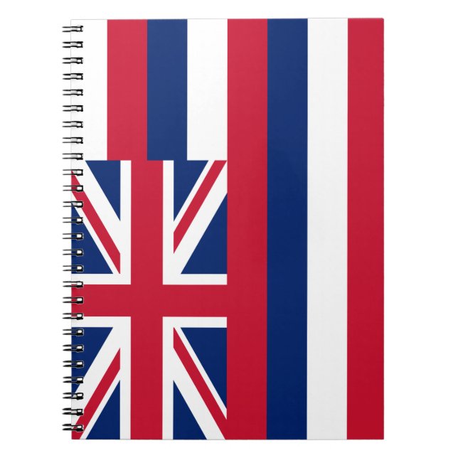 Flag of Hawaii (US State) Notebook (Front)