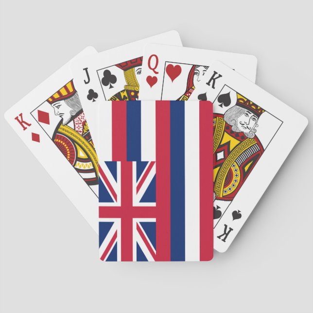 Flag of Hawaii (US State) Poker Cards (Back)