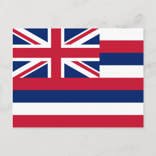 Flag of Hawaii (US State) Postcard