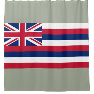 Flag of Hawaii (US State) Shower Curtain