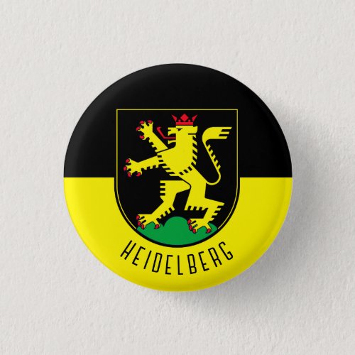 Flag of Heidelberg _ GERMANY Button