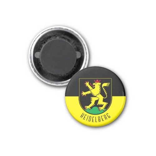 Flag of Heidelberg _ GERMANY Magnet