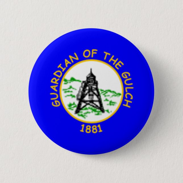 Flag of Helena, Montana Button (Front)