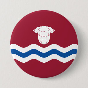 Flag of Herefordshire (UK County) Button