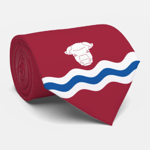 Flag of Herefordshire (UK County) Neck Tie