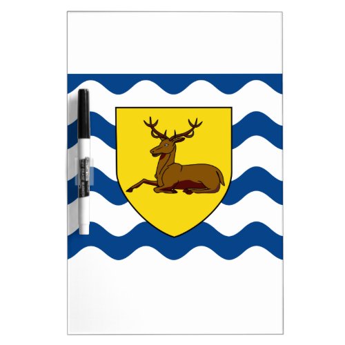 Flag of Hertfordshire Dry Erase Board