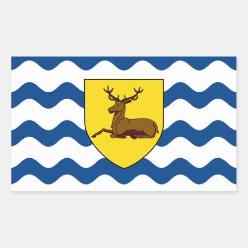 Flag of Hertfordshire Rectangular Sticker