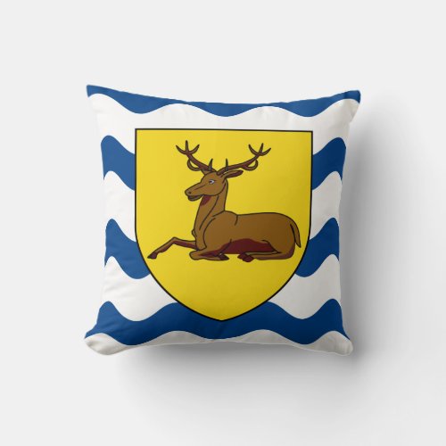 Flag of Hertfordshire Throw Pillow