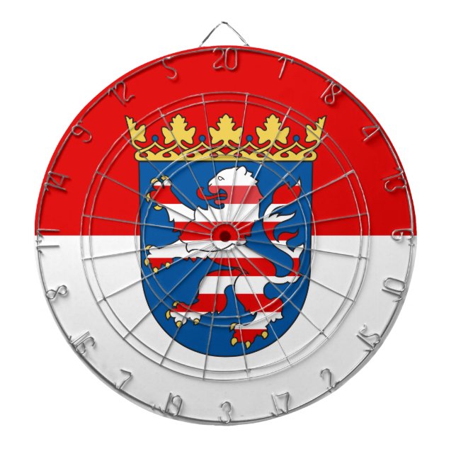 Flag of Hesse Dartboard (Front)