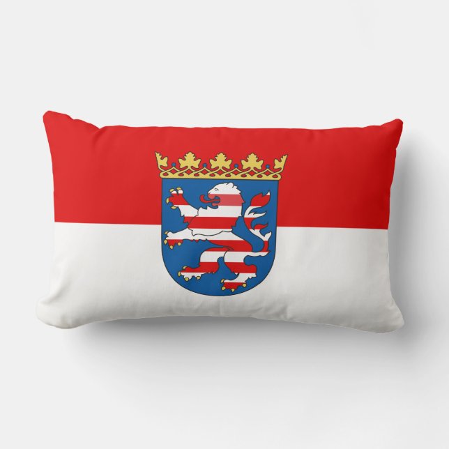 Flag of Hesse Lumbar Pillow (Front)