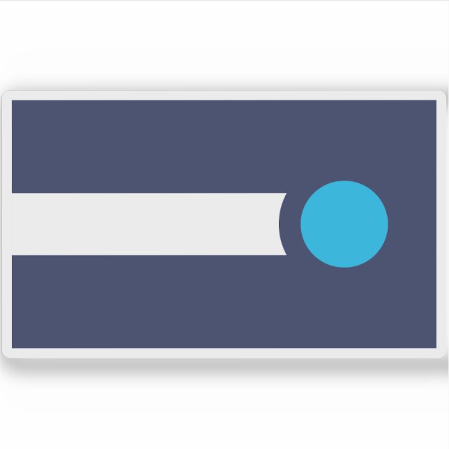 Flag of High Point, North Carolina, USA Sticker (Front)