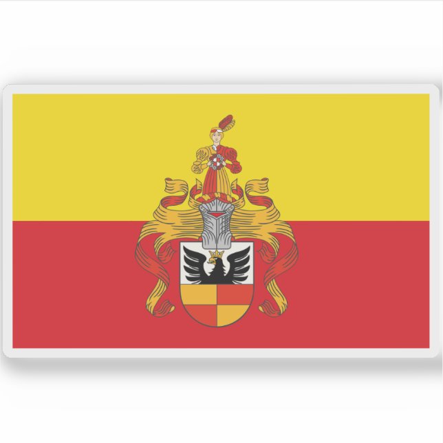 Flag of Hildesheim, Germany Sticker (Front)