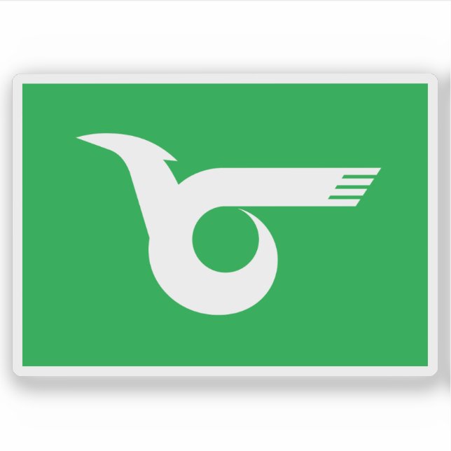 Flag of Himeji, Hyogo, Japan Sticker (Front)