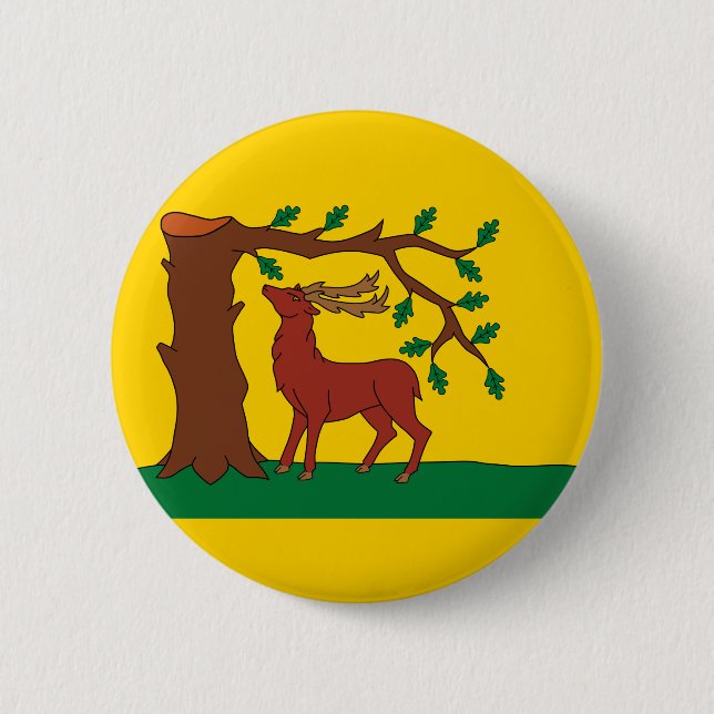 Flag of historic county of Berkshire Button (Front)