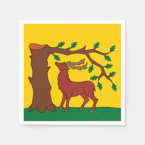 Flag of historic county of Berkshire Napkins