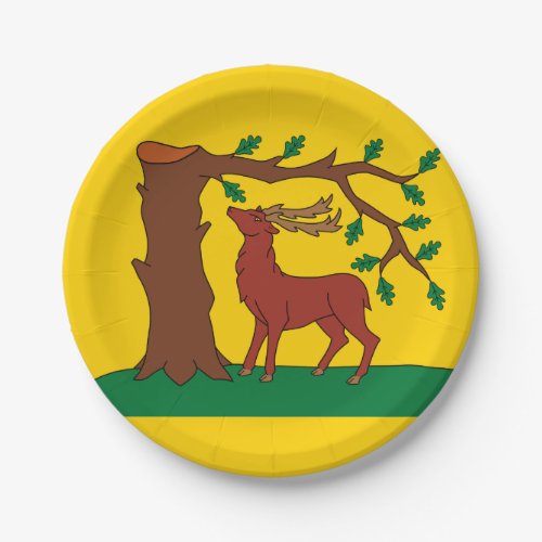 Flag of historic county of Berkshire Paper Plates