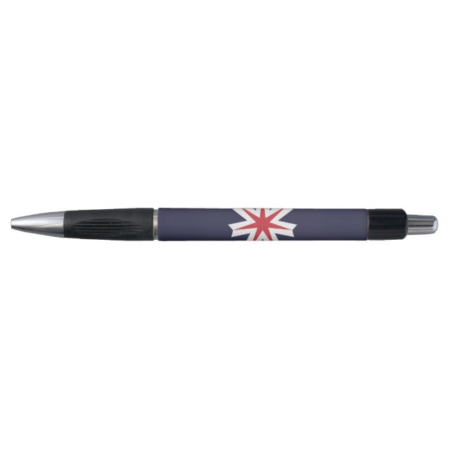 Flag of Hokkaido Prefecture, Japan Pen (Front)