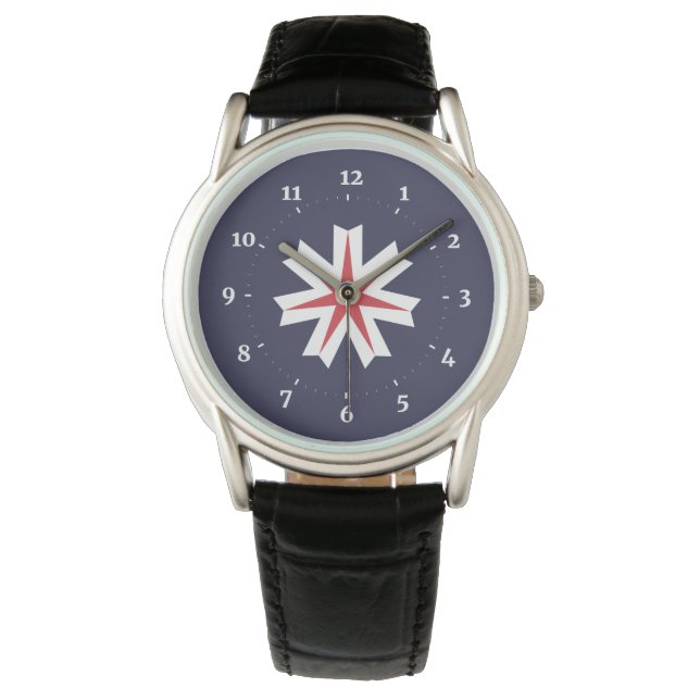 Flag of Hokkaido Prefecture, Japan Watch (Front)