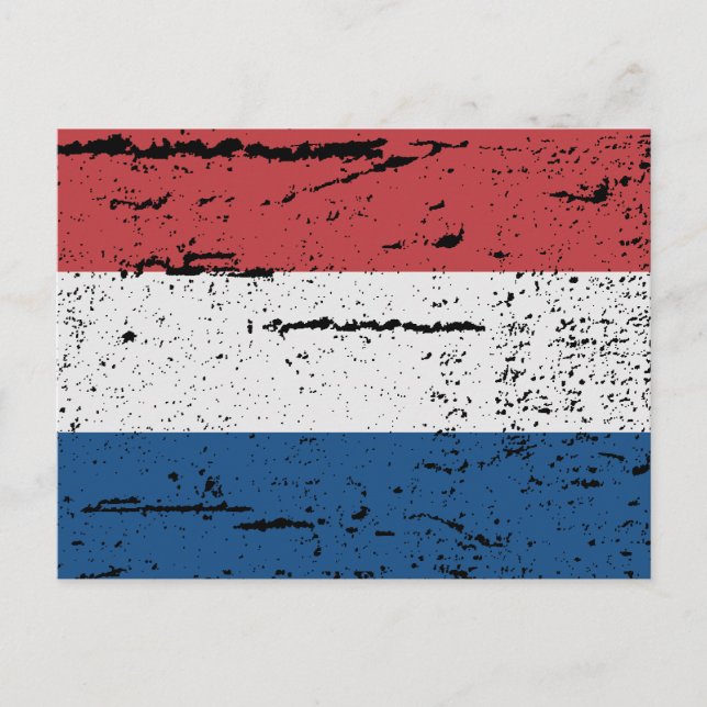 FLAG OF HOLLAND POSTCARD (Front)