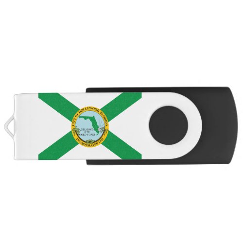 Flag of Hollywood Florida Flash Drive