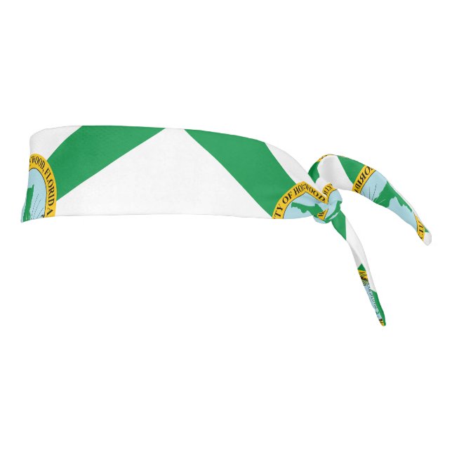 Flag of Hollywood, Florida Tie Headband (Rotate 90)