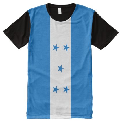 Flag of Honduras - Bandera Hondure&#241;a de Honduras All-Over-Print T-Shirt