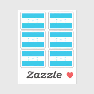 Flag of Honduras Collection pack of 6 Sticker