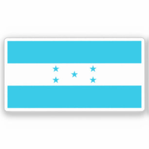 Flag of Honduras custom-cut  Sticker