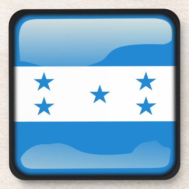 Flag of Honduras Drink Coaster (Front)