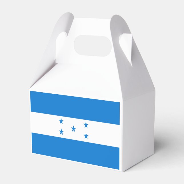 Flag of Honduras Favor Boxes (Back Side)
