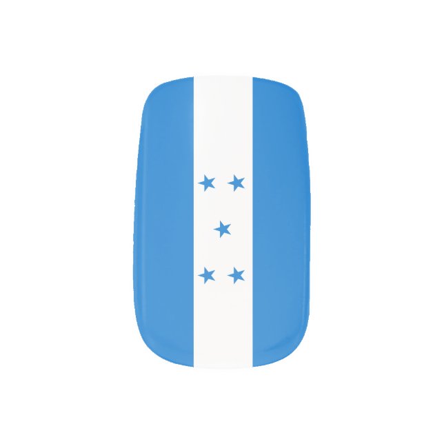 Flag of Honduras Minx Nail Wraps (Right Thumb)