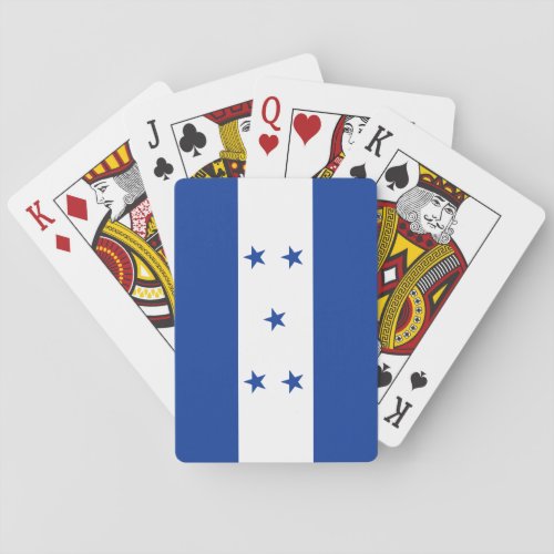 Flag of Honduras Poker Cards
