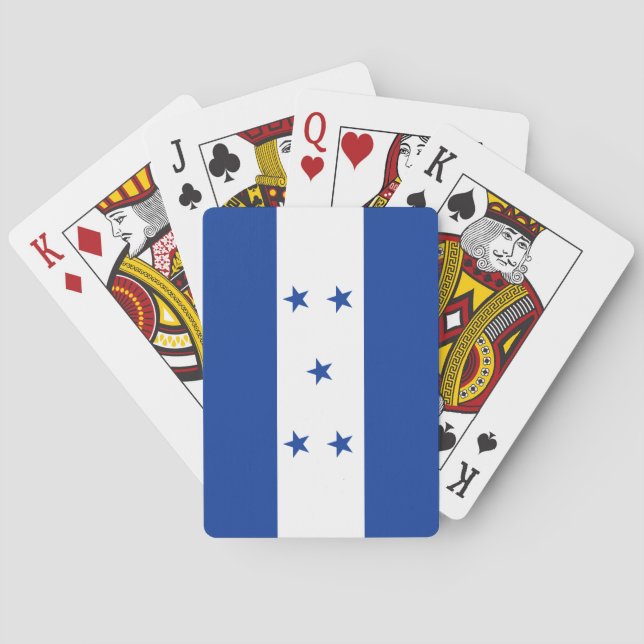 Flag of Honduras Poker Cards (Back)