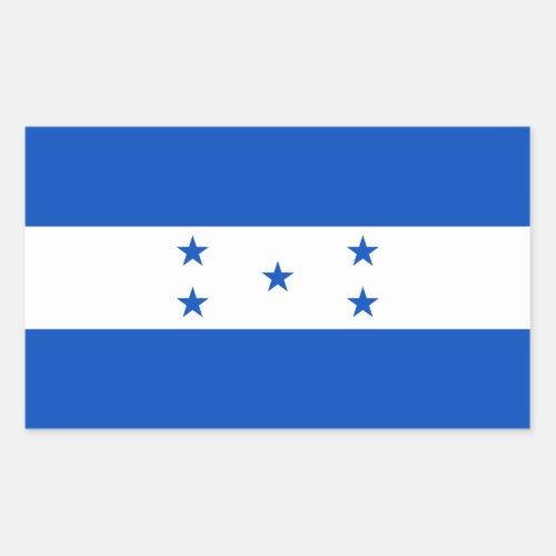 Flag of Honduras Rectangular Sticker