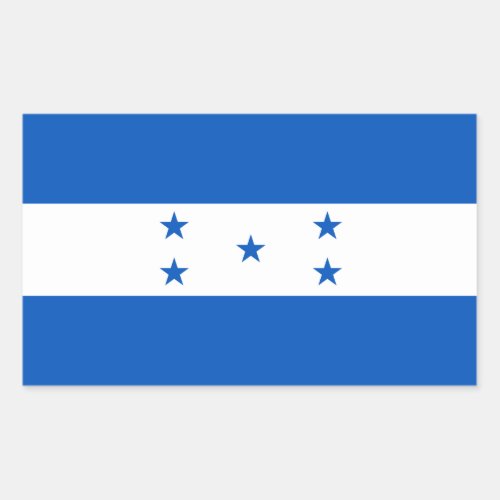 Flag of Honduras Rectangular Sticker