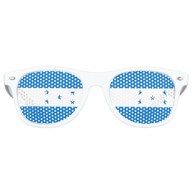 Flag of Honduras Retro Sunglasses (Front)