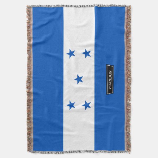 Flag of Honduras Throw Blanket Zazzle