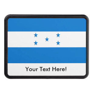 Flag of Honduras Trailer Hitch Cover
