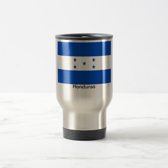 Flag of Honduras Travel Mug (Center)