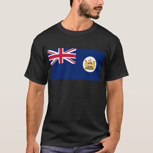 Flag of Hong Kong 英屬香港 Free HK T-Shirt (Front)