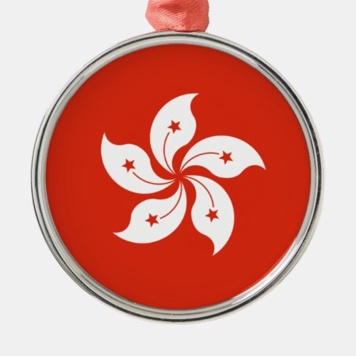 Flag of Hong Kong Ceramic Ornament