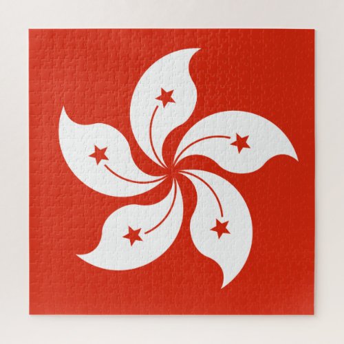 Flag of Hong Kong Jigsaw Puzzle