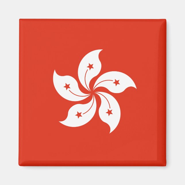 Flag of Hong Kong Magnet (Front)