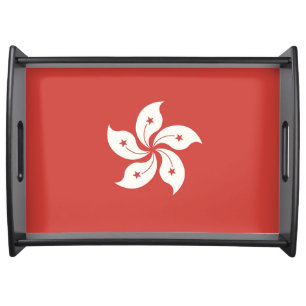 Flag of Hong Kong Serving Tray