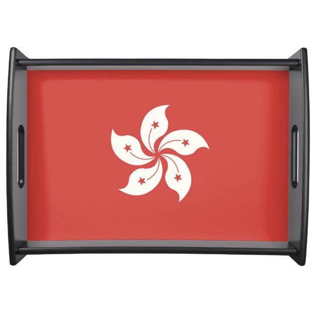 Flag of Hong Kong Serving Tray (Front)
