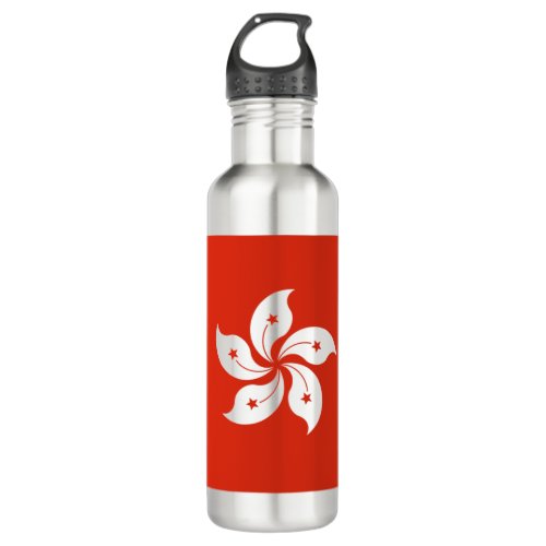 Flag of Hong Kong Stainless Steel Water Bottle