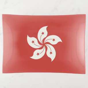 Flag of Hong Kong Trinket Tray